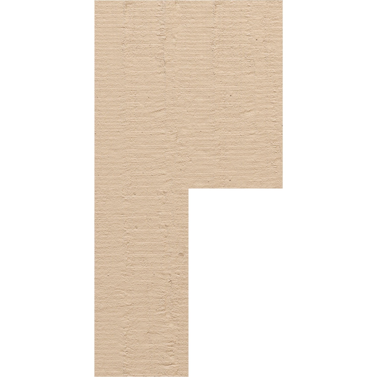 7"W x 7"D x 14"H Wide Chapel Hill Rough Cedar Woodgrain TimberThane Corbel, Primed Tan