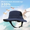 thumbnail image 6 of Weloille Surf Caps Surf Caps With Chin Strap, Summer Surf Caps For Men And Women Surf Baseball Aquatic Sports, Outdoor Surf Fisherman Caps For Men And Women UPF50+ Cool, 6 of 6