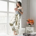 thumbnail image 5 of Salouo Olive Picking Print Women's Pajama Pants Casual Loose Sweatpants PJs Flowy Pants Drawstring Palazzo for Women Wide Leg Pants Lounge Pajama -X-Large, 5 of 8