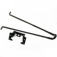 thumbnail image 1 of WRISTBIQUE 2Pcs Sturdy Black Metal Folding Desk Legs Easy Install Non Slip Table Replacement Legs, 1 of 8