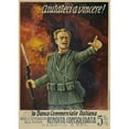 thumbnail image 2 of Barchi 14x18 Black Ornate Wood Framed Double Matted Museum Art Print Titled - Help Us to Win! the Italian Commercial Bank (1917), 2 of 5