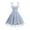 Blue, variant on Girls Mesh Princess Dresses Trendy Embroidery Flower Lace Bow Spaghetti Gown for Pageant Wedding Birthday Party Graduation Dance Prom Purple 7-8 Years