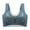 Dark Blue, variant on Women's Wireless Bra Women Lady Lace Push-Up Bra Sports Bra Underwear Yoga Hollow Out Bra Cup Women's Plus Size Wirefree T-Shirt Bra, Style 8872, Gray 38B