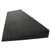 INTBUYING Non-Slip Rubber Threshold Ramp for Doorways Driveways 5.9 x 35.4 x 0.8