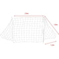 thumbnail image 2 of PinesC Soccer Net, Full Size Polypropylene Fiber Soccer Replacement Net Convenient Soccer Netting Only for Children Adults 8X6FT, 2 of 5