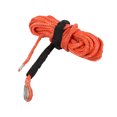 thumbnail image 3 of netuera 5/16 Inches 50 Feet 8500 Pounds Synthetic Winch Cable Car Tow Rope Capstan Rope Blue/Orange, 3 of 6