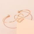 thumbnail image 3 of EOND Bracelets for Women Fashion Creative Irregular Bracelet Simple Personality Metal Bracelet Accessories Valentine's Day Gift Bracelet For Women Gift, 3 of 8