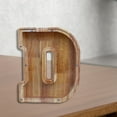 thumbnail image 5 of Miulika Letter Piggy Bank Wooden, Kid'S Money Bank Saving Jar, Decorative Letter Money Box for Valentine's Day, Boys, Girls, Letter D, 5 of 7