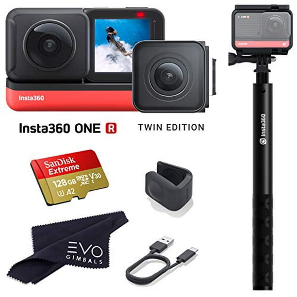 Insta360 One R Twin Edition Super 5 7k Dual Lens 360 Camera 4k Wide Angle 60fps With Invisible Selfie Stick And 128gb Memory Card Bundle 3 Items Walmart Com Walmart Com Insta360 One R Twin Edition Super 5 7k Dual Lens 360 Camera 4k Wide Angle 60fps With Invisible Selfie Stick And 128gb Memory Card Bundle 3 Items Walmart Com Walmart Com