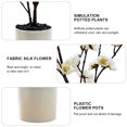 thumbnail image 3 of Rama grande, flor de ciruelo falsa, flores en maceta, planta de simulación artificial, decoración, flores falsas, 3 of 5