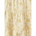 thumbnail image 2 of The Children's Place Girls Short Puff Sleeve Floral Tiered Corset Dress, Sizes XS-XXL, 2 of 3