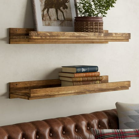 Union Rustic Oconner Floating Shelf Set Of 2 Com Departments