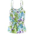 thumbnail image 1 of Aeropostale Floral Attice Cami Tank Top para mujer, verde, XS Aeropostale Cami, 1 of 1