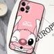 thumbnail image 4 of Funda de teléfono negra de Anime Stitch para Apple iPhone 14, 13, 12, 11, X, XS, XR, 8, 7, 6 Pro Plus, Max, Mini, 5 SE, 4 of 5