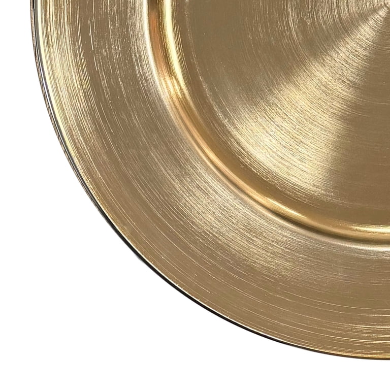 Celebrate It Gold Charger Plates, 13", 48-Pack photo 4
