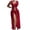 Red, variant on Levmjia Women's Lace Camisole Nightgown Set Sheer Mesh Sleeveless Nightie with Slit Comfortable Sleepwear for Women Lingerie Homewear