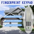 thumbnail image 3 of Garage Door Keypad Fingerprint Lock 877MAX 315/390MHZ Wireless Keypad Remote Control Garage Door Opener, 3 of 5