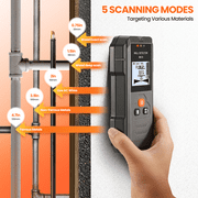 ENGiNDOT Stud Finder Wall Scanner - 5 in 1 Deep Electrical Stud Detector with HD LCD Display, Precision Stud Sensor Beam Finders for the Center and Edge of Wood AC Wire Metal Studs Joist Pipe