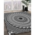 thumbnail image 3 of Ahgly Company Machine Washable Indoor Rectangle Transitional Charcoal Black Area Rugs, 2' x 3', 3 of 7