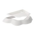 thumbnail image 1 of koolsoo Tortoise Water Dish Decoration Reptile Bathing Pool for Turtle Snake Leopard White, 1 of 9