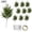 10 Pcs#A, variant on DAMAI 10 Pcs Artificial Pine & Red Berries, Christmas Real Touch DIY Pine Needles, Christmas Floral Arrangements, Faux Cedar Pines Greenery Branches Picks for Wreaths, Winter Vase Fillers