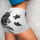 thumbnail image 4 of Balery Family Of Sea Turtles Pantalones cortos de entrenamiento estampados para mujer, sin costuras, ajustados, para gimnasio, yoga, correr, deportes, ejercicio activo, fitness.-Small, 4 of 8