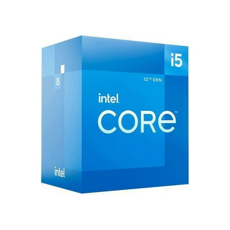 Intel - Core i5-12400 12th Generation - 6 Core - 12 Thread - 2.5 to 4.4 GHz - LGA1700 - Desktop Processor - Grey/Black/Gold