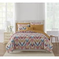 thumbnail image 2 of Curated Collection 12-Piece Bed in a Bag Multi-Color Chevron, Queen, 2 of 13