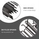 thumbnail image 4 of 30pcs Bike Steel Spokes útiles Mountain Bike Wheel Spokes Suministros de bicicletas, 4 of 5