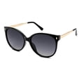 thumbnail image 1 of Lentes de Sol Redondos Polarizados SOJOS para Mujeres y Hombres, Sobredimensionados, Protecci f3n UV, Negro/Gris, 1 of 6