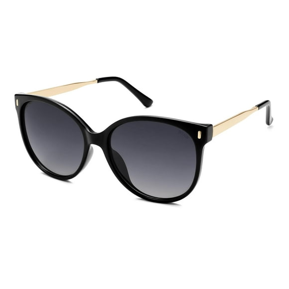 Lentes de Sol Redondos Polarizados SOJOS para Mujeres y Hombres, Sobredimensionados, Protecci
