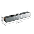 thumbnail image 3 of Electronic Gadgets Qwtwty Clock Bluetooth Speaker Long Desktop Alarm Clock Audio Mirror Clock, 3 of 9
