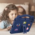 thumbnail image 6 of TECH CIRCLE Case for Onn 10.1" Tablet 2024 Gen 4, Cartoon Panda Shockproof Rugged Lightweight Convertible Stand Handles Kids Friendly Case for Onn 10.1 inch 4 Gen Tablet 2024 Model:100135925,Navyblue, 6 of 7
