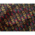 thumbnail image 4 of oneOone Silk Tabby Fabric Leaves & Floral Block Decor Fabric Printed BTY 42 Inch Wide, 4 of 4