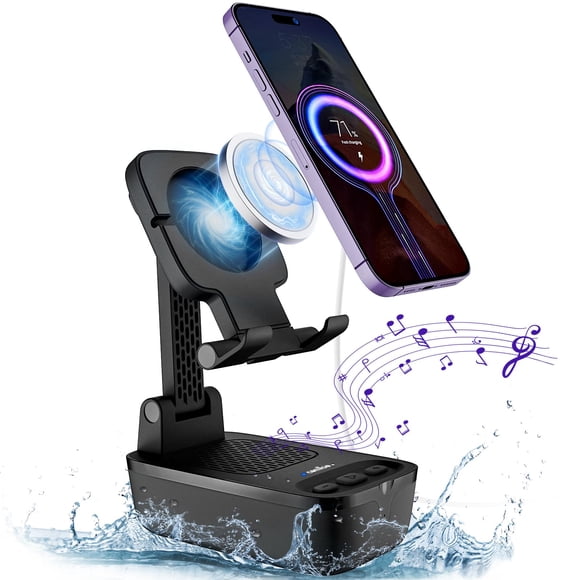 Soporte para teléfono celular con altavoz Bluetooth impermeable Comiso