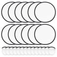thumbnail image 1 of Ventiladores plegables con forma de disco volador BENECREAT, 30 unidades, blancos, con juego de bolsas, 1 of 7
