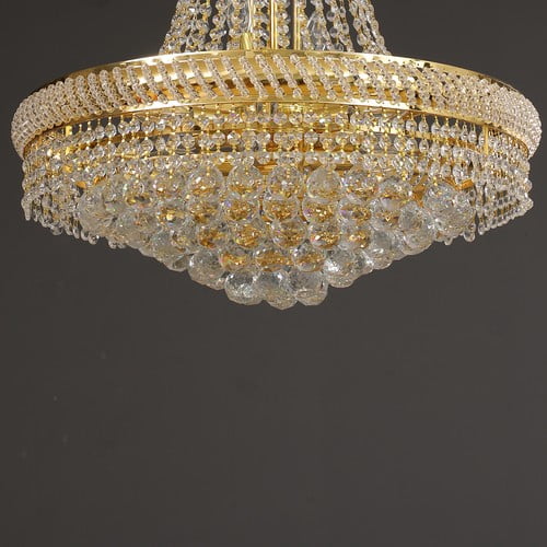 K9 Crystal Chandelier Pendant Light French Empire 40W Luxury Hanging Lamp