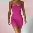thumbnail image 2 of Women's Off Shoulder Mesh Sleeve Mini Dress - Sexy Stretch Bodycon - Zipper Slit - XS-XL Sizes, 2 of 5