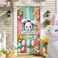 thumbnail image 4 of Easter Door Cover Banner, 180x90cm Bunny & Egg Design Door Curtain, Spring Holiday Porch & Home Decor, 4 of 9