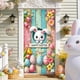 thumbnail image 5 of Cubiertas de Puerta de Vacaciones para la Puerta Delantera de Poliéster Multicolor 180x90cm/70.87x35.43In Decoraciones de la Puerta Delantera de Pascua para la Sala de Fiestas Fondo de Vacaciones de L, 5 of 9