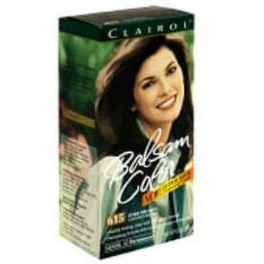 Clairol Balsam Color Haircolor, Level 3, Medium Dark Brown #615, 1 Ea, 6 Pack