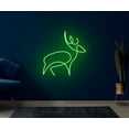 thumbnail image 2 of Handmadetneonsign Deer Neon Sign, Deer Led Sign, Home Decor, Custom Neon Sign, Best Gifts, Wall Decor, Line art Neon Sign, Safari Decor, Wall Décor, 2 of 5