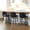 Black, variant on Modern Bar Stools Set of 2, 26" H Swivel Counter Height Barstools with High Backs, Kitchen Island Stools, For Bar & Home,Faux Leather, Brown