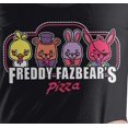thumbnail image 2 of Five Nights At Freddy's Freddy Fazbear's Pizza Chibi Sign Women's Black Sleeveless Tank Top-XXL, 2 of 3