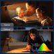 thumbnail image 5 of 14 LEDs Double Head Reading Light, USB Rechargeable Clip Lamp, 360 Book Light Flexible Neck, 3 Colors & Stepless Dimming, Up to 80H, Portable for Read, 5 of 5