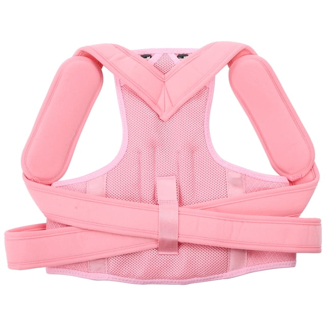 Soporte para clavícula, corrector de postura, parte superior de la espalda y soporte para hombros, soporte ajustable para postura superior, acabado de lujo
