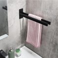 thumbnail image 5 of Toallero sin perforaciones Toallero de acero inoxidable 304 montado en la pared Toallero Toallero de cocina Toallero de baño Autoadhesivo-Barra única N, 5 of 5
