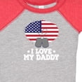thumbnail image 4 of Inktastic I Love My Daddy Military Son Daughter Boys or Girls Baby Bodysuit, 4 of 5