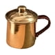 thumbnail image 5 of Taza de cobre puro hecha a mano, taza de café de cobre, artículos para beber, fácil de llevar, regalos de cumpleaños, taza de té espesa para agua fría B, 5 of 8