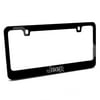 Jeep Outline Black Metal License Plate Frame